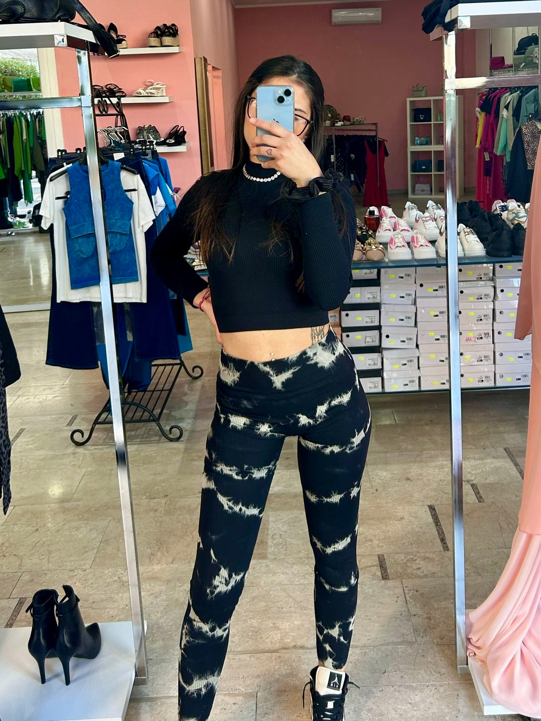 Leggings marble